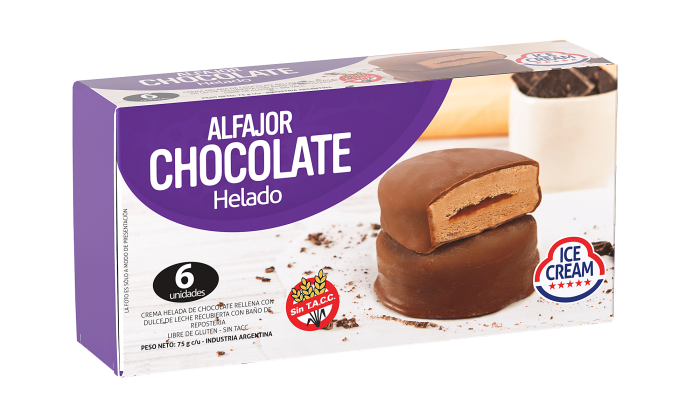 alfajor helado x 6 uni