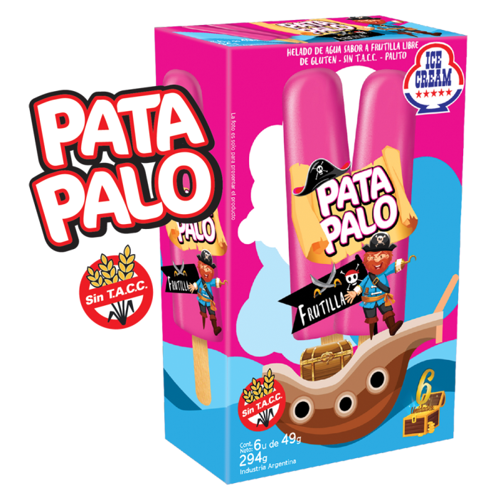 Palito de frutilla x 6uni