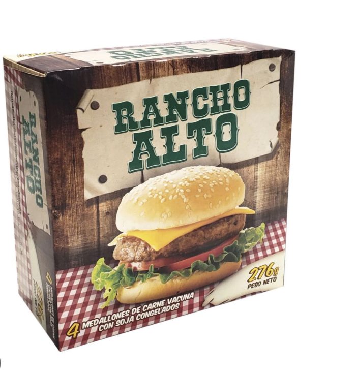 HAMBURGUESA CAJA X 4 UNI